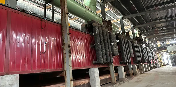 ইট তৈরির যন্ত্রপাতি কাদামাটি জ্বলন্ত ইট চেইন-বোর্ড দ্রুত শুকানোর সরঞ্জাম 4